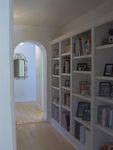 Expansive hallway/bookcase