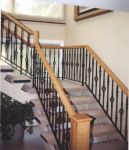 Interior Staircase Railing
Basket & Collar Balusters
Finish: Flat Black
Client: Park Ridge Resident