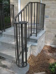 Residential Railing, Full lateral scroll front, SF-