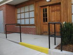 Des Plaines Post Office Annex., 1-1/2 Diameter tubular railing, Powder Coated Black